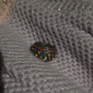 Colorful Multi-Stone Ring